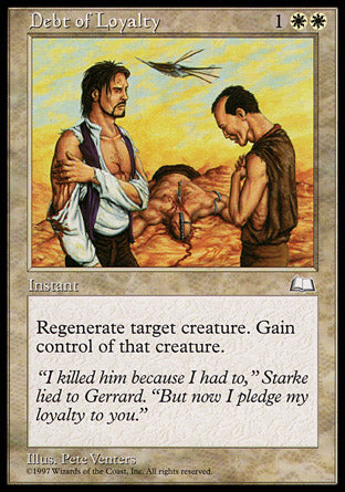 Debt of Loyalty (Weatherlight) Medium Play
