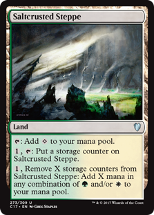 Saltcrusted Steppe (Commander 2017) Medium Play