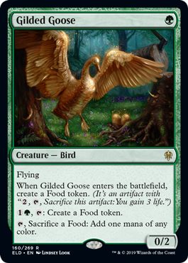 Gilded Goose (Throne of Eldraine) Light Play