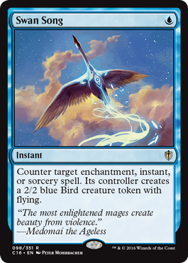 Swan Song (Commander 2016 Edition) Light Play