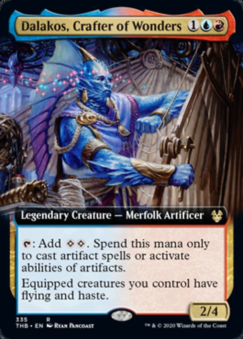 Dalakos, Crafter of Wonders (Extended Art) (Theros Beyond Death) Near Mint