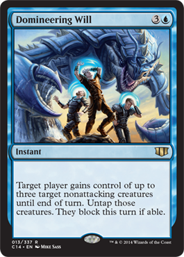 Domineering Will (Commander 2014 Edition) Light Play
