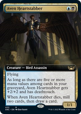 Aven Heartstabber (Extended Art) (Streets of New Capenna) Near Mint