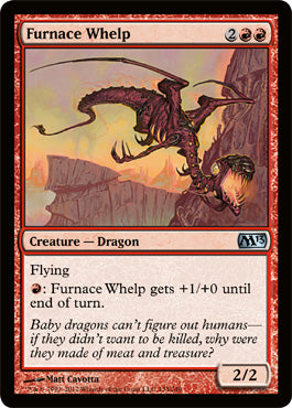 Furnace Whelp (Magic 2013 Core Set) Medium Play Foil