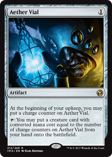 Aether Vial (Iconic Masters) Medium Play
