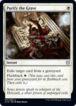 Purify the Grave (Commander 2019) Medium Play