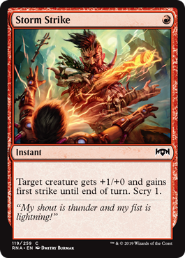 Storm Strike (Ravnica Allegiance) Medium Play
