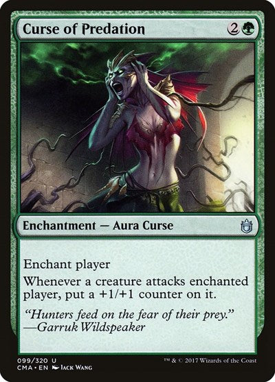 Curse of Predation (Commander Anthology) Near Mint