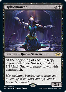 Ophiomancer (Commander Collection: Black) Near Mint Foil