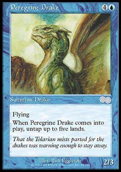 Peregrine Drake (Urza's Saga) Medium Play