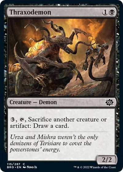 Thraxodemon (The Brothers' War) Light Play Foil