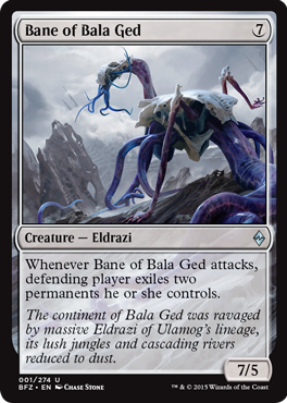 Bane of Bala Ged (Battle for Zendikar) Medium Play