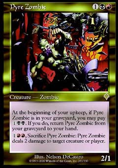 Pyre Zombie (Invasion) Medium Play Foil