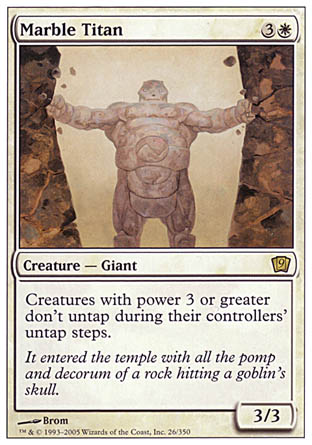Marble Titan (9th Edition) Medium Play Foil