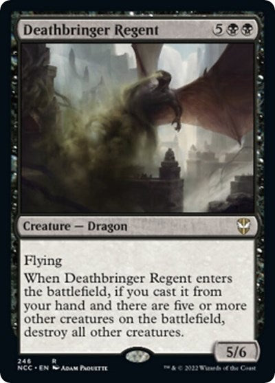 Deathbringer Regent (Commander: Streets of New Capenna) Near Mint