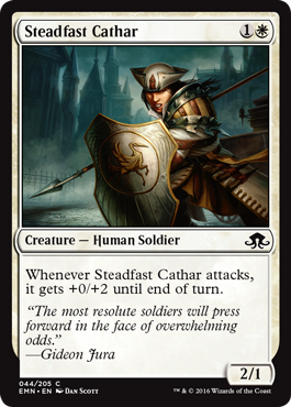 Steadfast Cathar (Eldritch Moon) Medium Play