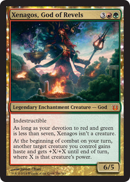 Xenagos, God of Revels (Born of the Gods) Near Mint Foil