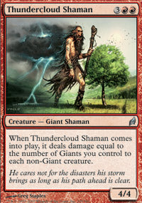 Thundercloud Shaman (Lorwyn) Light Play