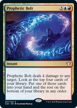 Prophetic Bolt (Commander 2020 Ikoria) Near Mint