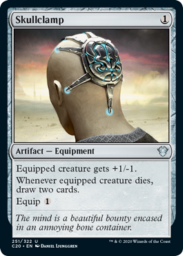 Skullclamp (Commander 2020 Ikoria) Medium Play