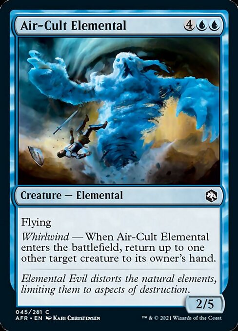 Air-Cult Elemental (Adventures in the Forgotten Realms) Near Mint