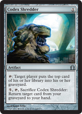 Codex Shredder (Return to Ravnica) Light Play