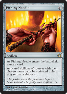 Pithing Needle (Return to Ravnica) Light Play