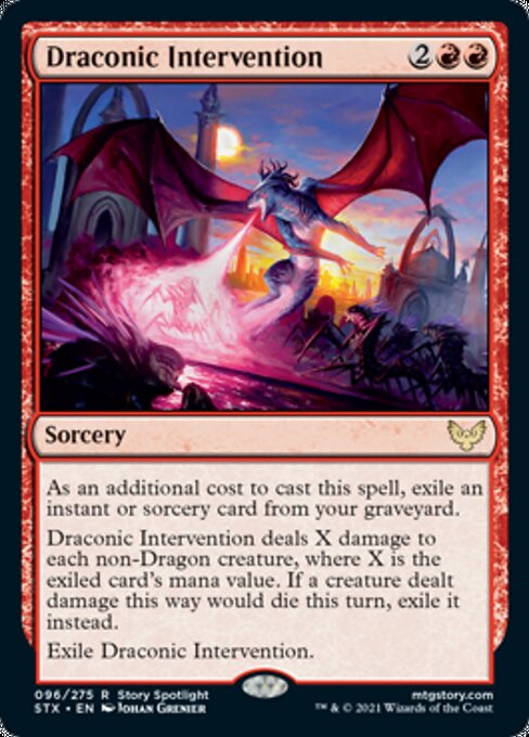 Draconic Intervention (Strixhaven) Near Mint