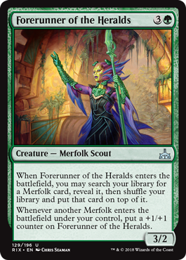Forerunner of the Heralds (Rivals of Ixalan) Near Mint