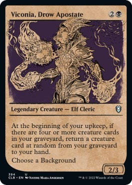 Viconia, Drow Apostate (Showcase) (Commander Legends: Battle for Baldur's Gate) Near Mint
