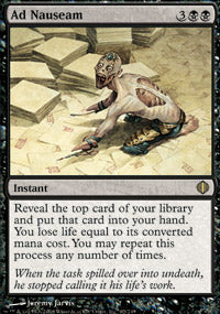 Ad Nauseam (Shards of Alara) Light Play Foil