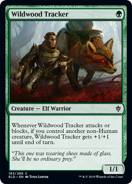 Wildwood Tracker (Throne of Eldraine) Near Mint Foil