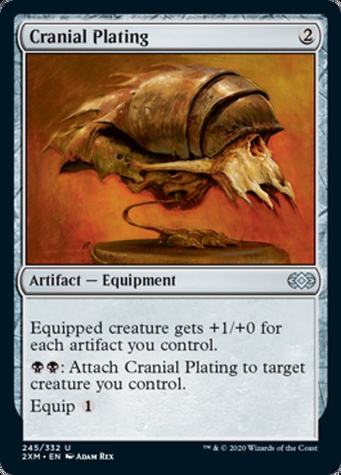 Cranial Plating (Double Masters) Medium Play Foil