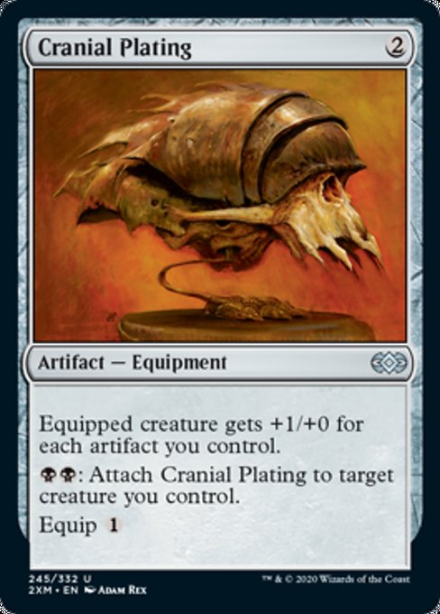 Cranial Plating (Double Masters) Near Mint Foil