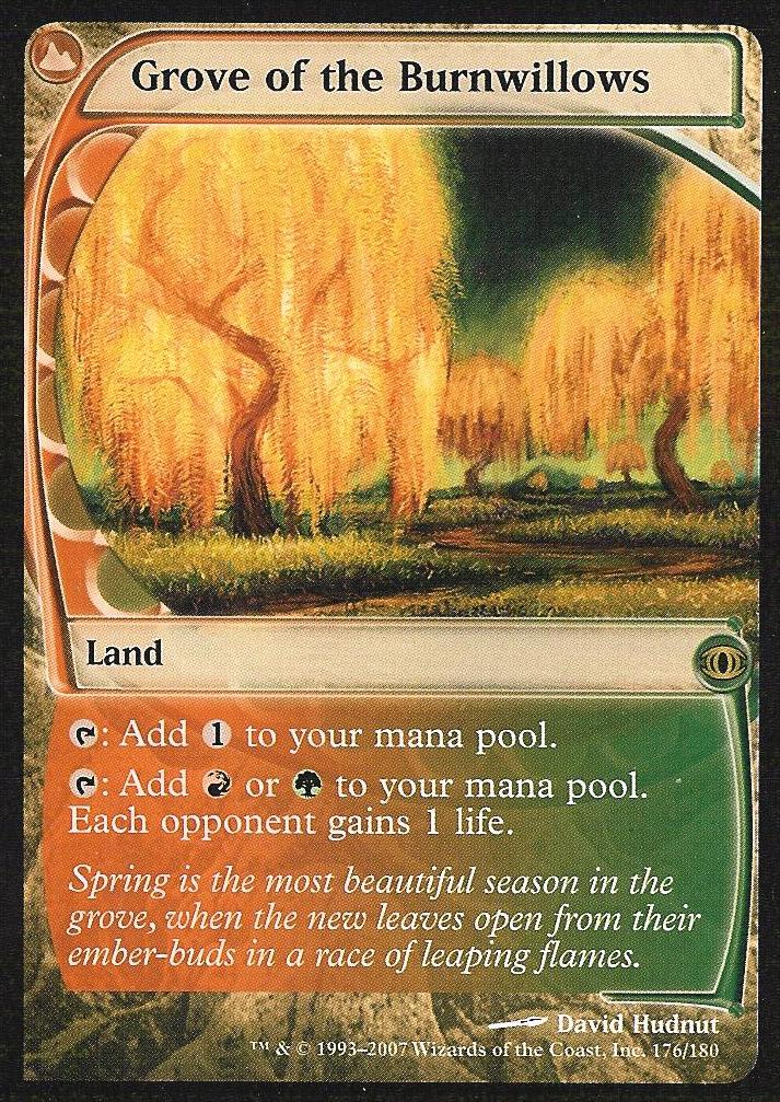 Grove of the Burnwillows (Futuresight) Heavy Play