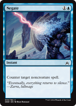 Negate (Oath of the Gatewatch) Medium Play