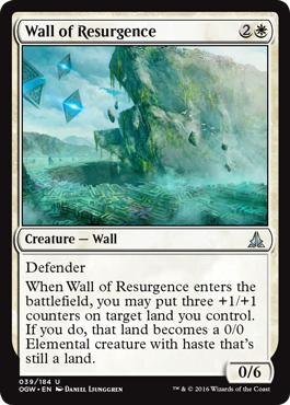 Wall of Resurgence (Oath of the Gatewatch) Medium Play