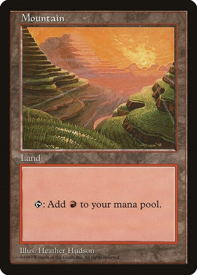 Mountain - Red Pack (Hudson) (Promos: APAC Lands) Light Play