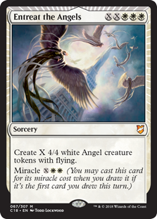 Entreat the Angels (Commander 2018) Light Play