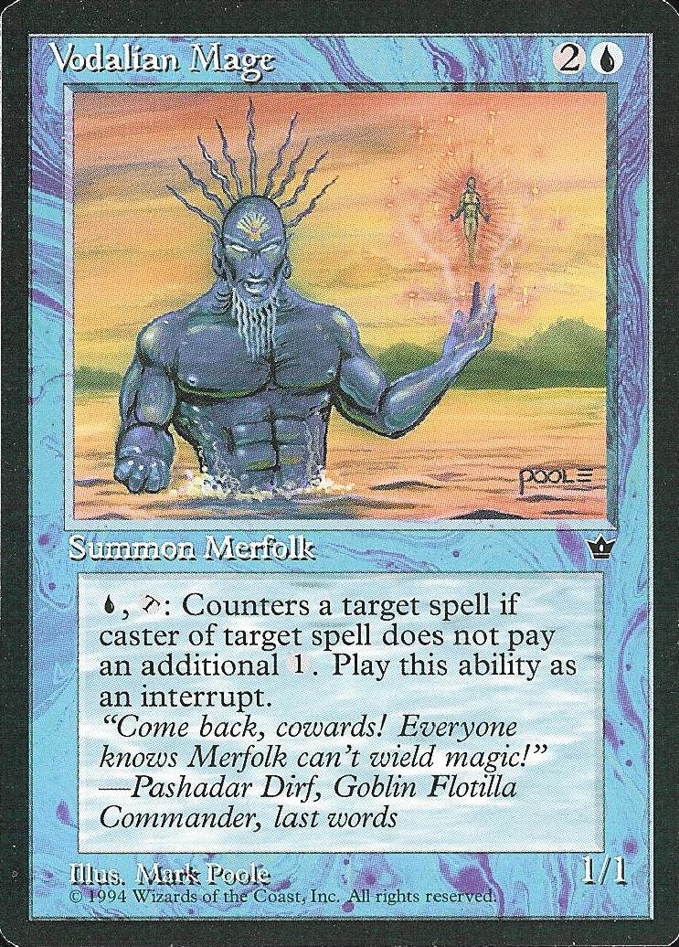 Vodalian Mage (2) (Fallen Empires) Medium Play