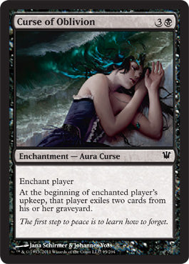 Curse of Oblivion (Innistrad) Medium Play Foil