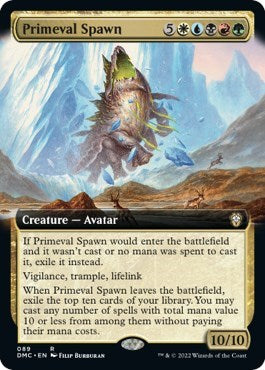 Primeval Spawn (Extended Art) (Commander: Dominaria United) Near Mint