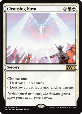 Cleansing Nova (Magic 2019 Core Set) Near Mint