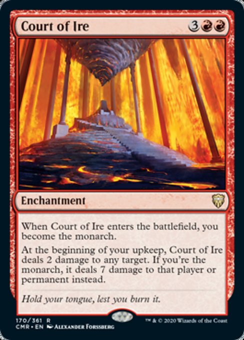 Court of Ire (Commander Legends) Medium Play