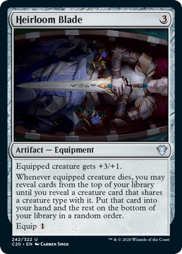 Heirloom Blade (Commander 2020 Ikoria) Near Mint