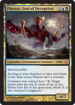 Phenax, God of Deception (Born of the Gods) Near Mint Foil