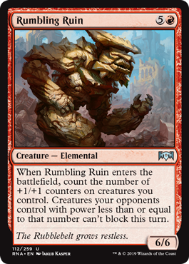 Rumbling Ruin (Ravnica Allegiance) Near Mint