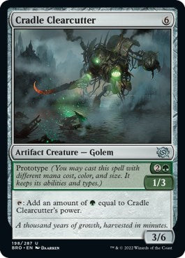 Cradle Clearcutter (The Brothers' War) Near Mint Foil