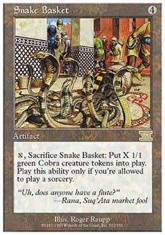 Snake Basket (Classic 6th Edition) Light Play