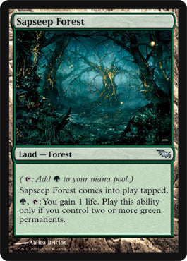 Sapseep Forest (Shadowmoor) Heavy Play